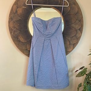 J.Crew Strapless Pleated Dress